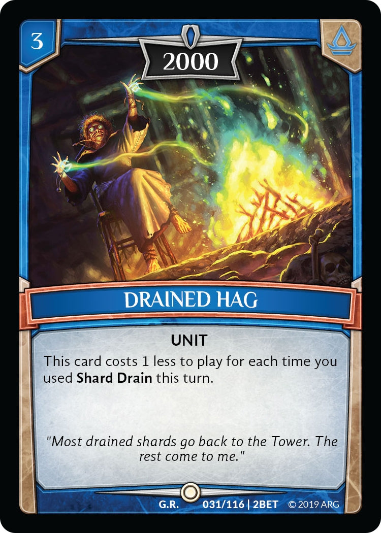 Image for Drained Hag (31/116 | 2BET) (Betrayal) - Argent Saga TCG
