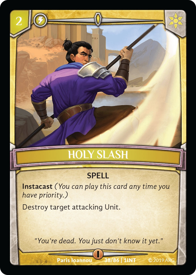 Image for Holy Slash (38/86 | 1INT) (Intro Decks - 2019) - Argent Saga TCG
