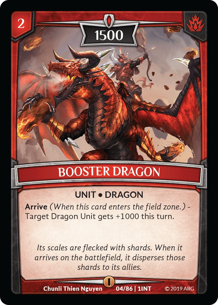 Image for Booster Dragon (4/86 | 1INT) (Intro Decks - 2019) - Argent Saga TCG