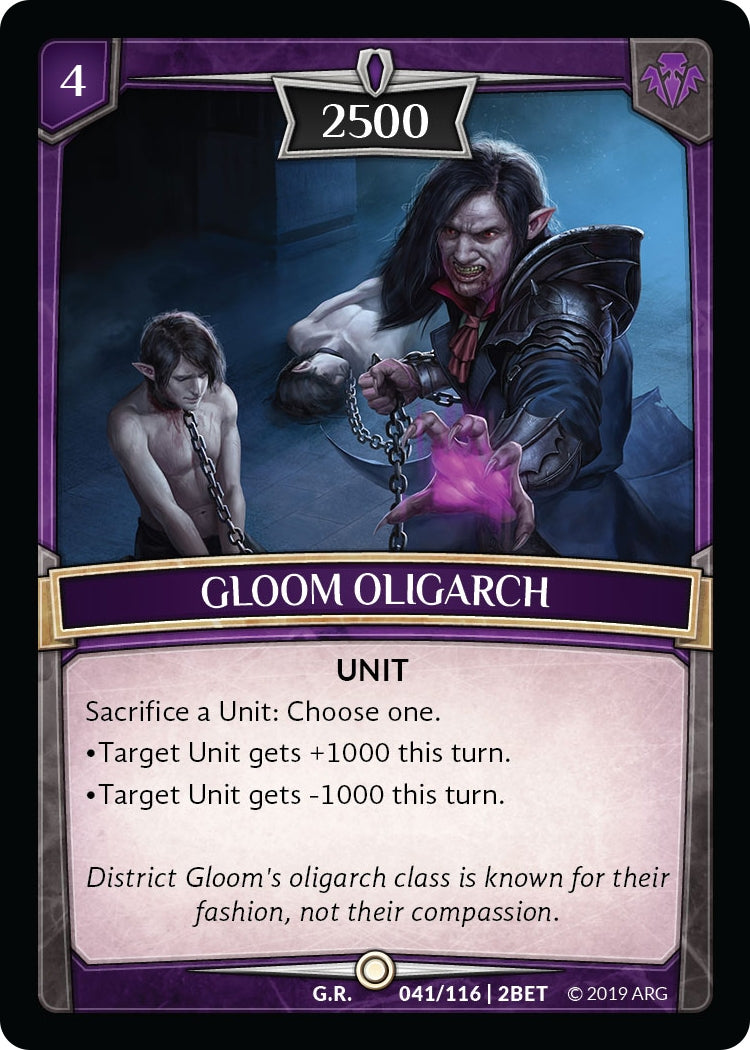 Gloom Oligarch (41/116 | 2BET) (Betrayal)