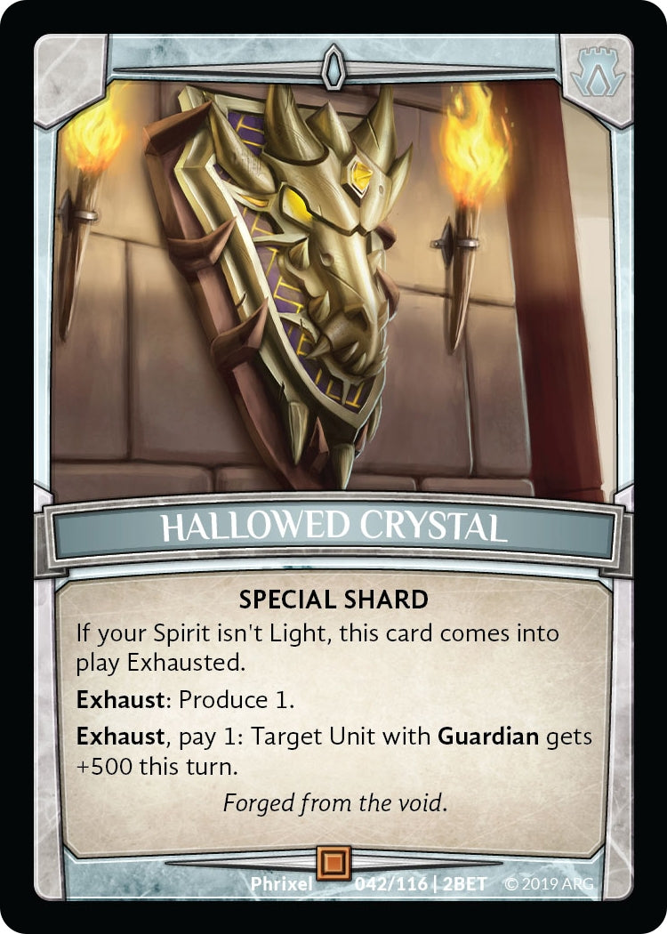 Image for Hallowed Crystal (42/116 | 2BET) (Betrayal) - Argent Saga TCG