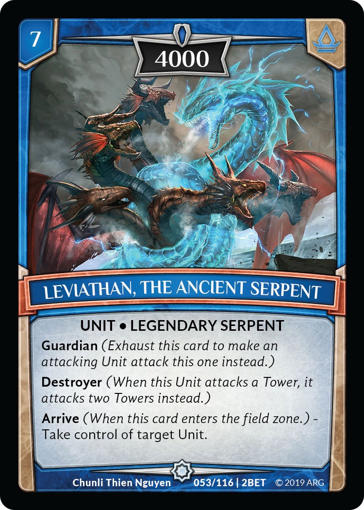 Image for Leviathan, the Ancient Serpent (53/116 | 2BET) (Betrayal) - Argent Saga TCG