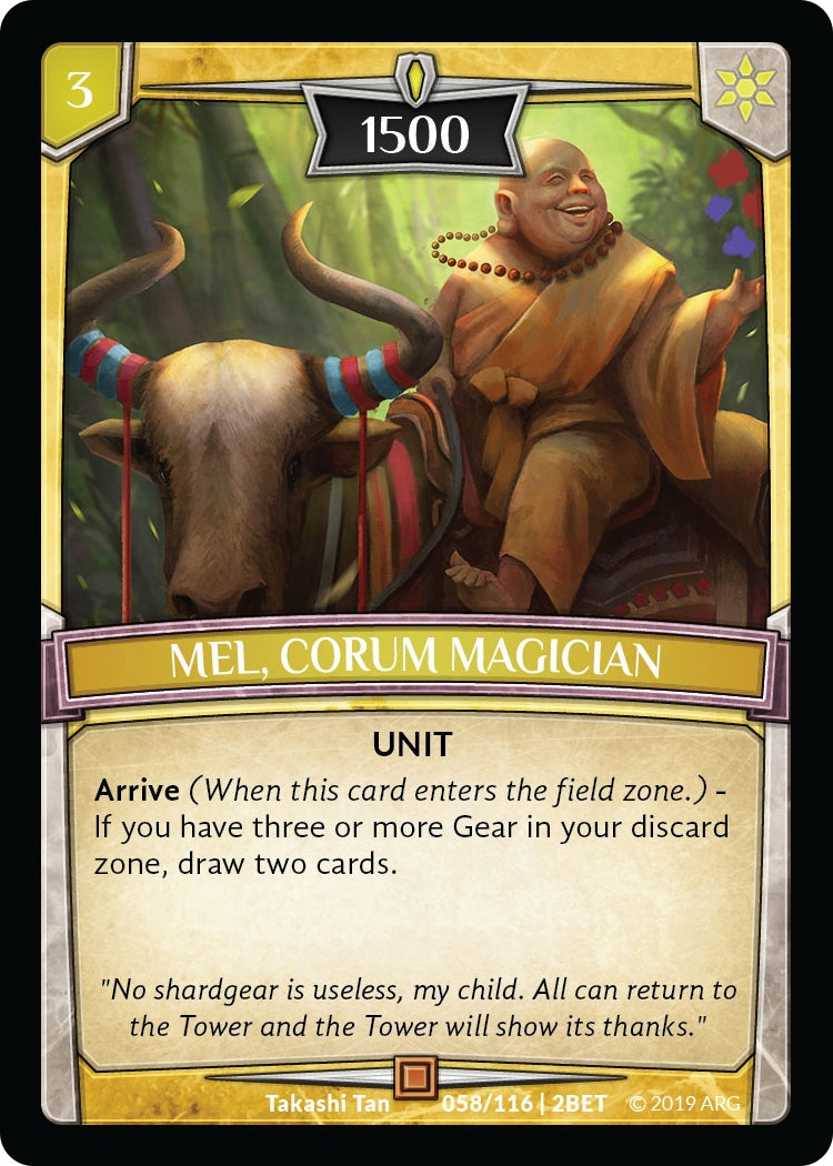 Image for Mel, Corum Magician (58/116 | 2BET) (Betrayal) - Argent Saga TCG