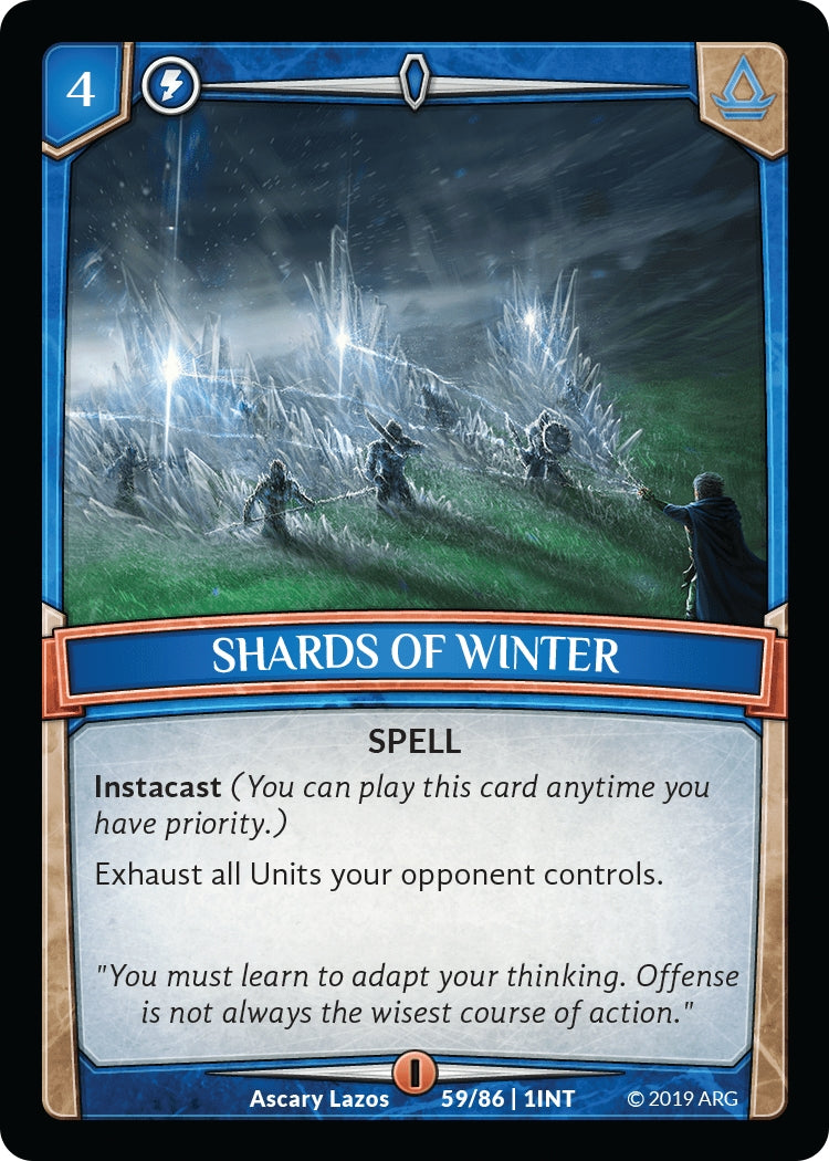 Image for Shards of Winter (59/86 | 1INT) (Intro Decks - 2019) - Argent Saga TCG