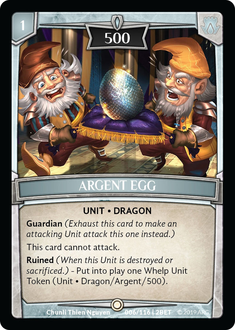 Image for Argent Egg (6/116 | 2BET) (Betrayal) - Argent Saga TCG