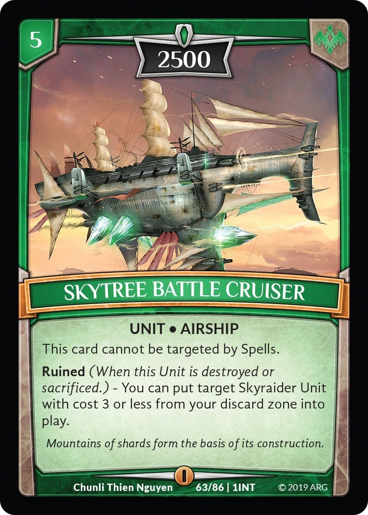 Image for Skytree Battle Cruiser (63/86 | 1INT) (Intro Decks - 2019) - Argent Saga TCG