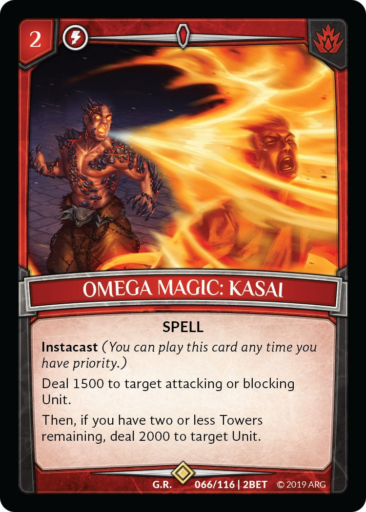 Image for Omega Magic: Kasai (66/116 | 2BET) (Betrayal) - Argent Saga TCG