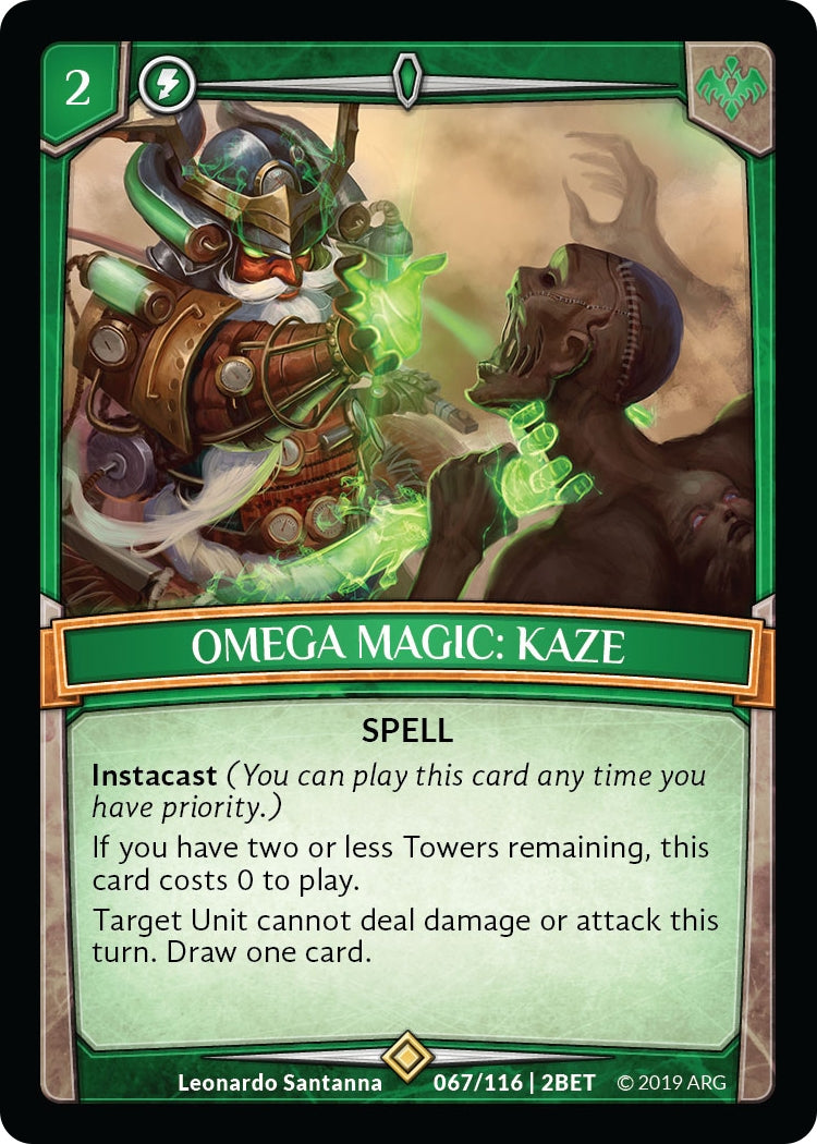 Image for Omega Magic: Kaze (67/116 | 2BET) (Betrayal) - Argent Saga TCG