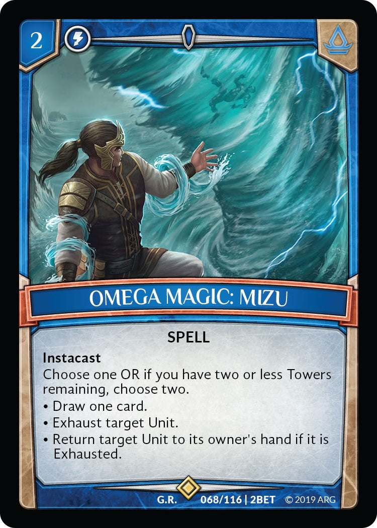 Image for Omega Magic: Mizu (68/116 | 2BET) (Betrayal) - Argent Saga TCG
