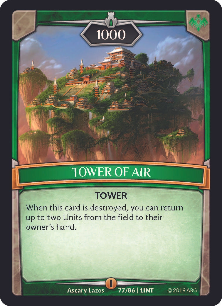 Image for Tower of Air (77/86 | 1INT) (Intro Decks - 2019) - Argent Saga TCG
