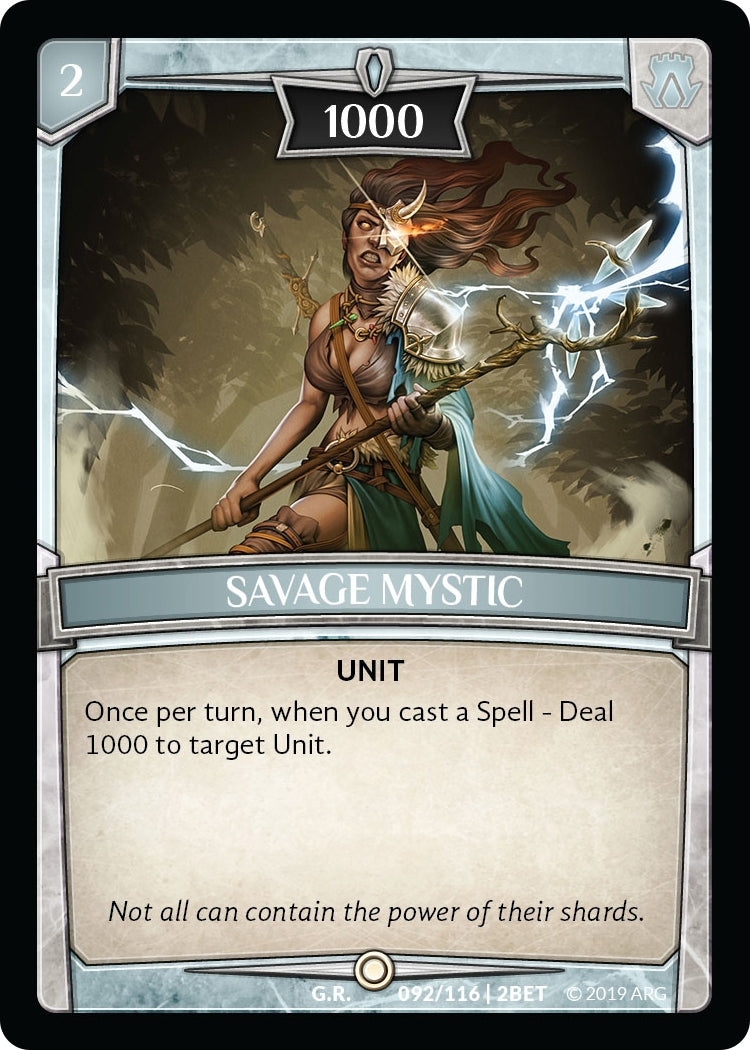 Image for Savage Mystic (92/116 | 2BET) (Betrayal) - Argent Saga TCG