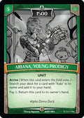 Image for Ariana, Young Prodigy (ADD-001) (Alpha Demo Intro Decks) - Argent Saga TCG