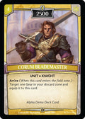 Image for Corum Blademaster (ADD-007) (Alpha Demo Intro Decks) - Argent Saga TCG