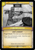 Image for Corum Lancer (ADD-009) (Alpha Demo Intro Decks) - Argent Saga TCG