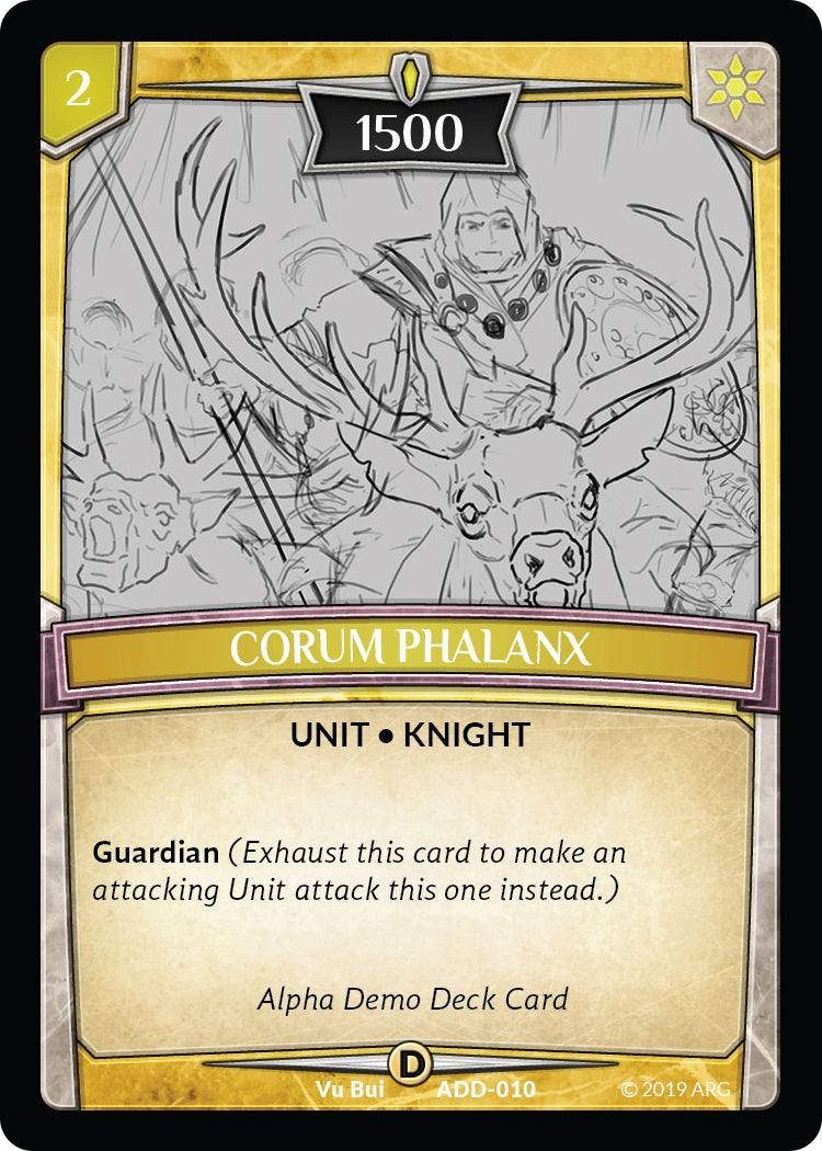 Image for Corum Phalanx (ADD-010) (Alpha Demo Intro Decks) - Argent Saga TCG