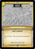 Image for Corum Rampart (ADD-011) (Alpha Demo Intro Decks) - Argent Saga TCG