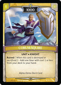 Image for Corum Squire (ADD-012) (Alpha Demo Intro Decks) - Argent Saga TCG