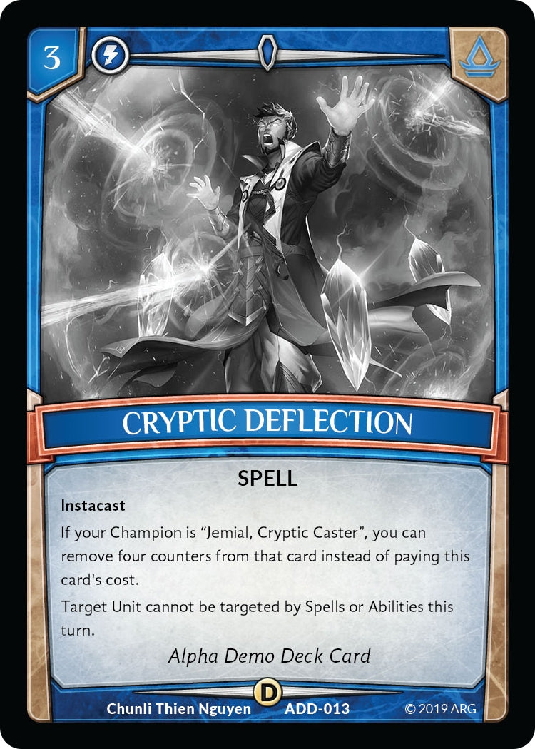 Cryptic Deflection (ADD-013) (Alpha Demo Intro Decks)