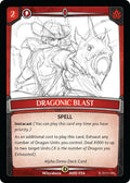 Image for Dragonic Blast (ADD-016) (Alpha Demo Intro Decks) - Argent Saga TCG