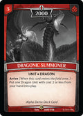 Dragonic Summoner (ADD-018) (Alpha Demo Intro Decks)