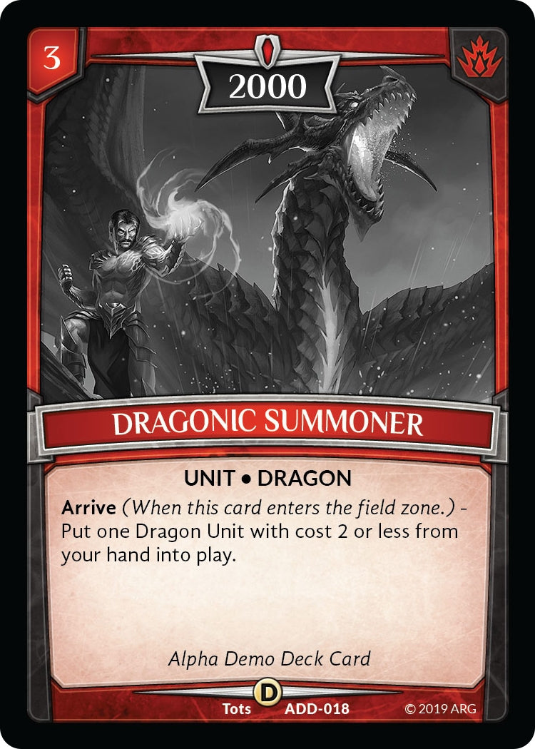 Dragonic Summoner (ADD-018) (Alpha Demo Intro Decks)