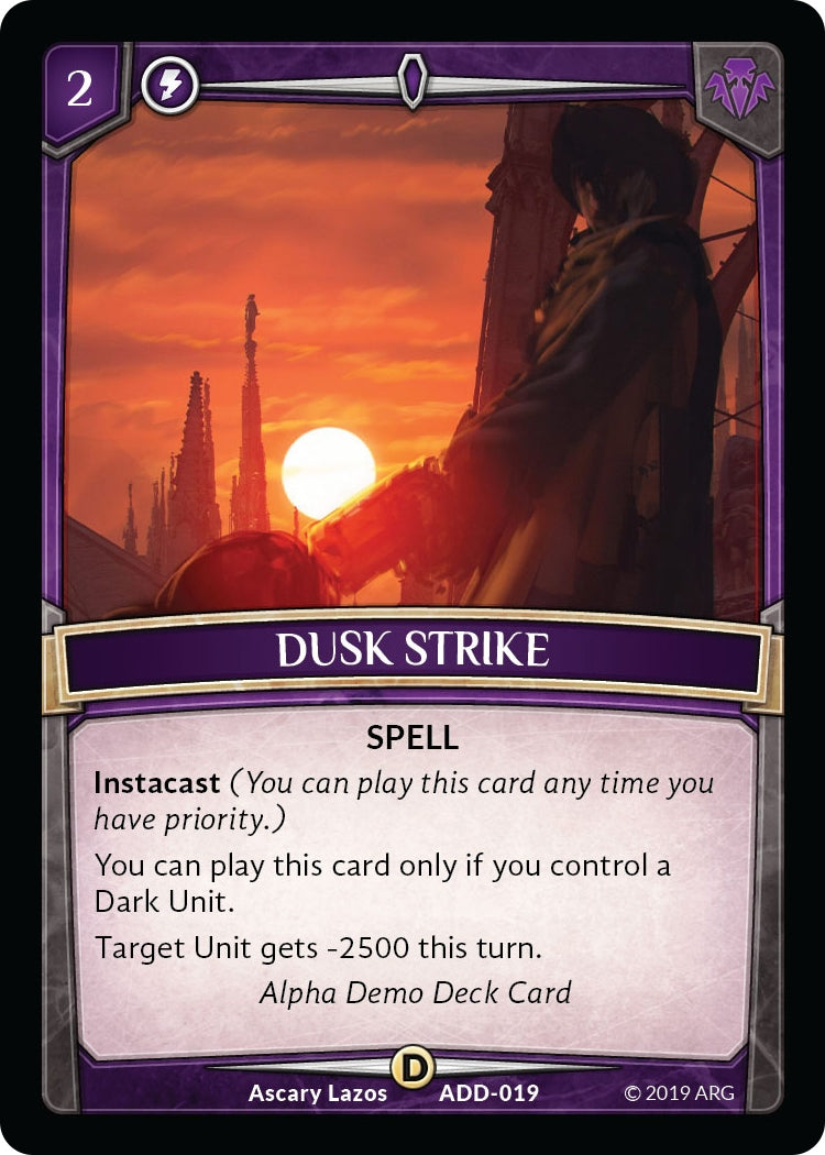 Dusk Strike (ADD-019) (Alpha Demo Intro Decks)