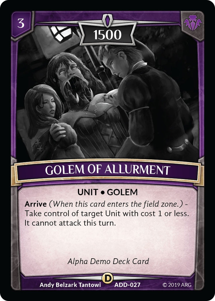 Image for Golem of Allurement (ADD-027) (Alpha Demo Intro Decks) - Argent Saga TCG