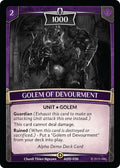 Image for Golem of Devourment (ADD-030) (Alpha Demo Intro Decks) - Argent Saga TCG