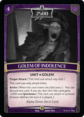 Image for Golem of Indolence (ADD-031) (Alpha Demo Intro Decks) - Argent Saga TCG