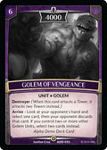 Image for Golem of Vengeance (ADD-033) (Alpha Demo Intro Decks) - Argent Saga TCG