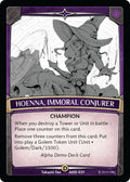 Hoenna, Immoral Conjurer (ADD-037) (Alpha Demo Intro Decks)