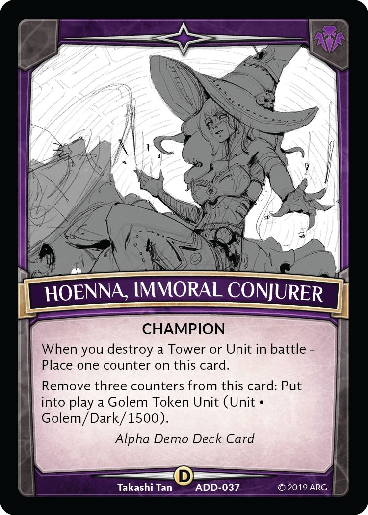 Hoenna, Immoral Conjurer (ADD-037) (Alpha Demo Intro Decks)
