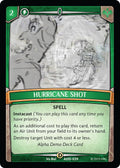 Image for Hurricane Shot (ADD-039) (Alpha Demo Intro Decks) - Argent Saga TCG