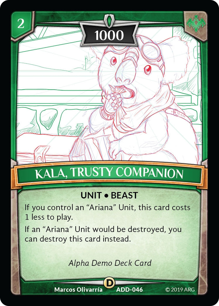 Image for Kala, Trusty Companion (ADD-046) (Alpha Demo Intro Decks) - Argent Saga TCG