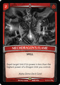 Image for Mechdragon's Flame (ADD-052) (Alpha Demo Intro Decks) - Argent Saga TCG