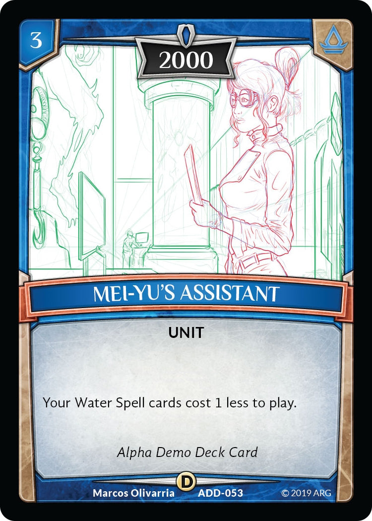 Image for Mei-Yu's Assistant (ADD-053) (Alpha Demo Intro Decks) - Argent Saga TCG