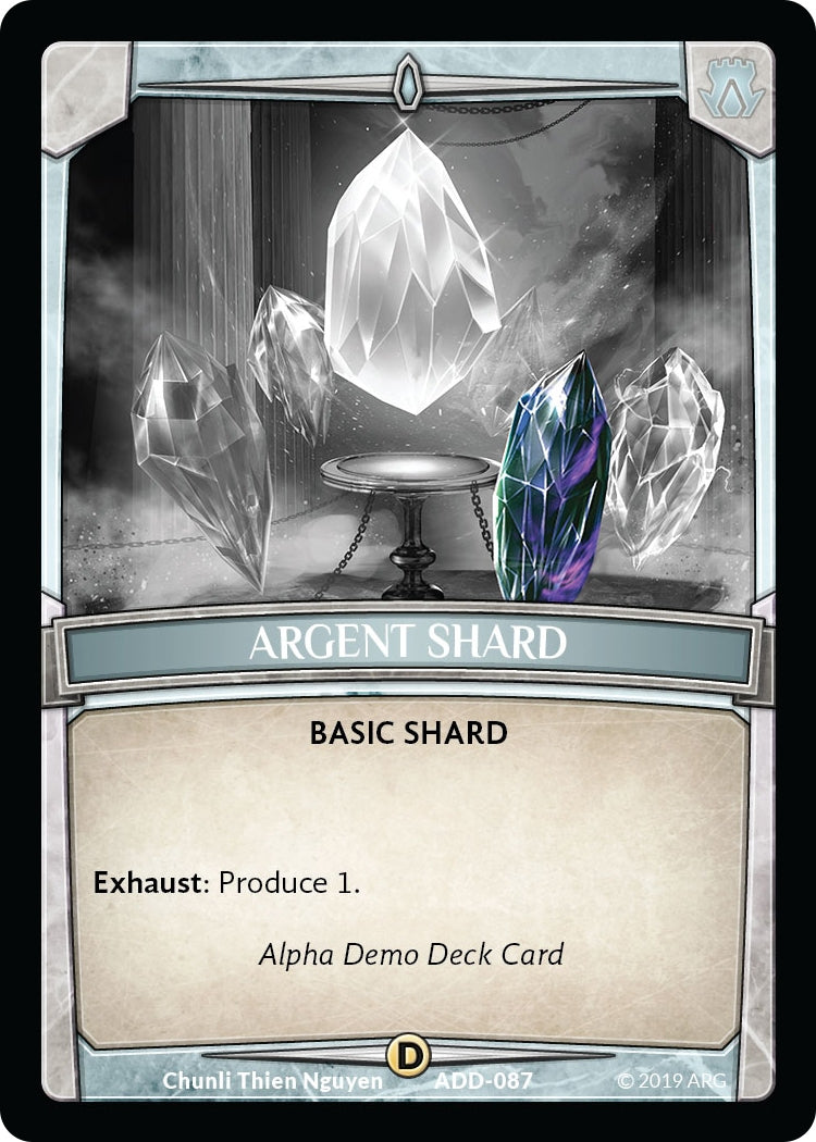 Argent Shard (Dark) (ADD-087) (Alpha Demo Intro Decks)