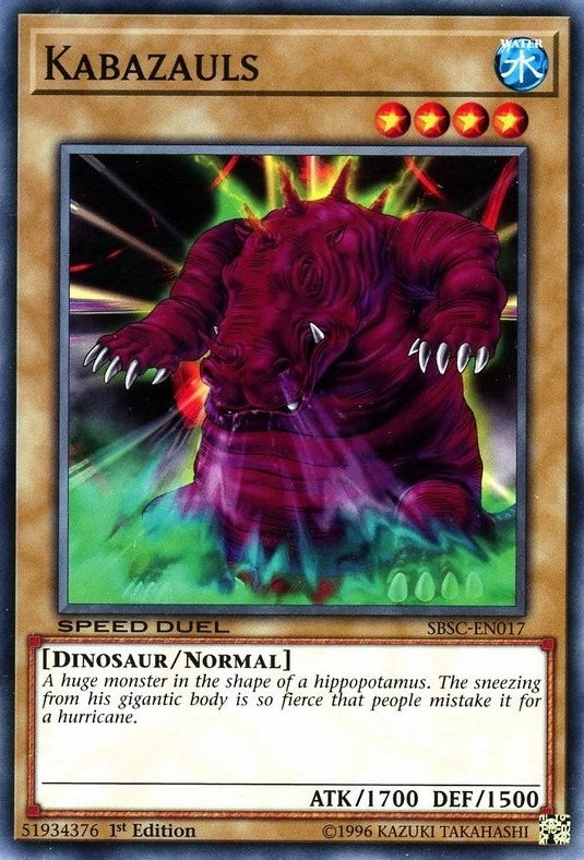 Image for Kabazauls (SBSC-EN017) (SBSC) - YuGiOh