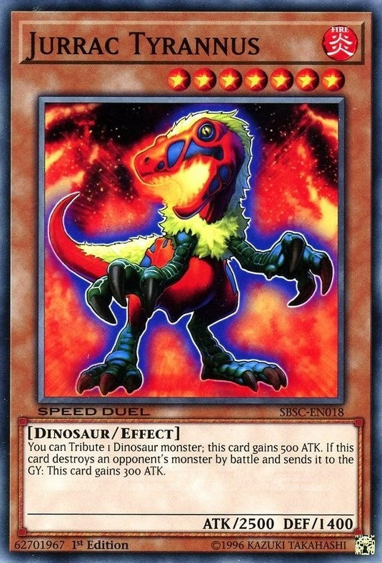Image for Jurrac Tyrannus (SBSC-EN018) (SBSC) - YuGiOh
