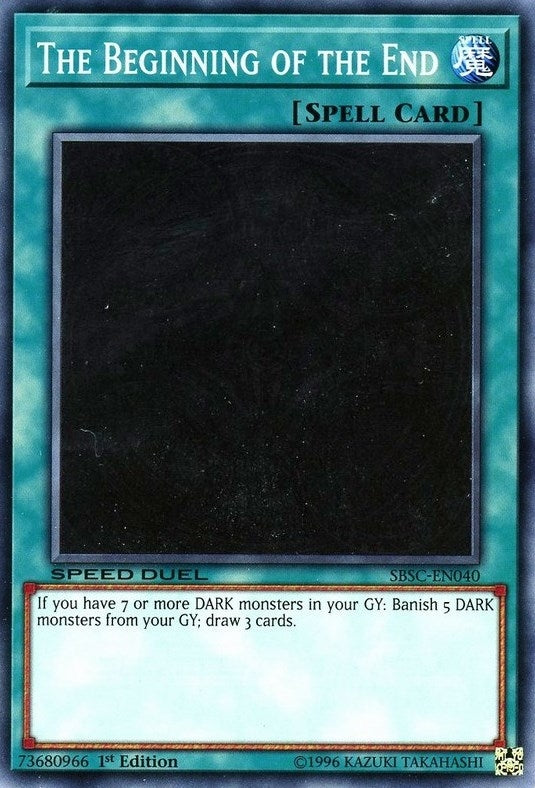 Image for The Beginning of the End (SBSC-EN040) (SBSC) - YuGiOh