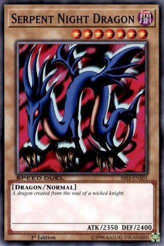 Image for Serpent Night Dragon (SS03-ENA01) (SS03) - YuGiOh
