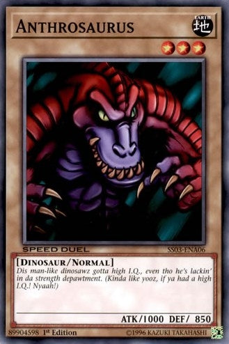 Image for Anthrosaurus (SS03-ENA06) (SS03) - YuGiOh