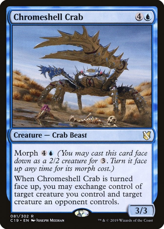 Image for Chromeshell Crab (81) (Commander 2019) - Magic: The Gathering