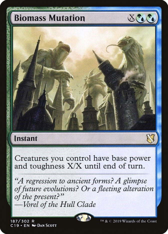 Image for Biomass Mutation (187) (Commander 2019) - Magic: The Gathering