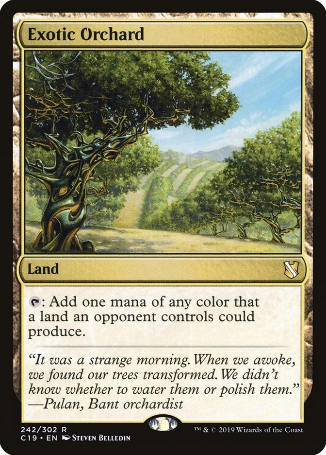 Image for Exotic Orchard (242) (Commander 2019) - Magic: The Gathering