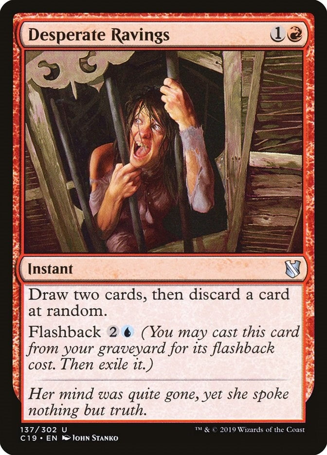 Image for Desperate Ravings (137) (Commander 2019) - Magic: The Gathering