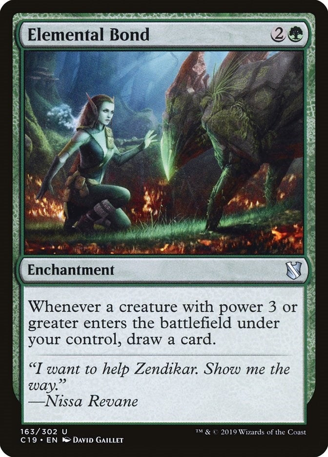 Image for Elemental Bond (163) (Commander 2019) - Magic: The Gathering