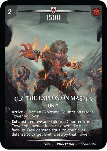 Image for G.Z. the Explosion Master (Full Art) (Foil) (PR2019-020) (Argent Saga Promos) - Argent Saga TCG