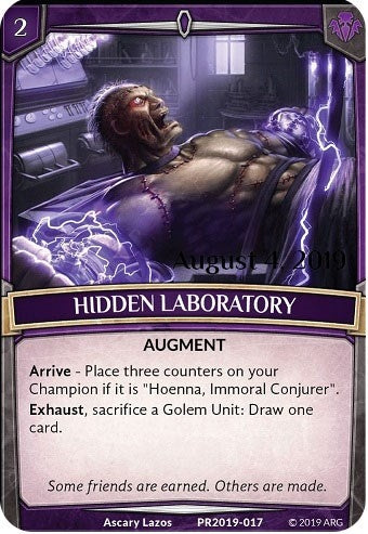 Image for Hidden Laboratory (Stamped) (PR2019-017) (Argent Saga Promos) - Argent Saga TCG