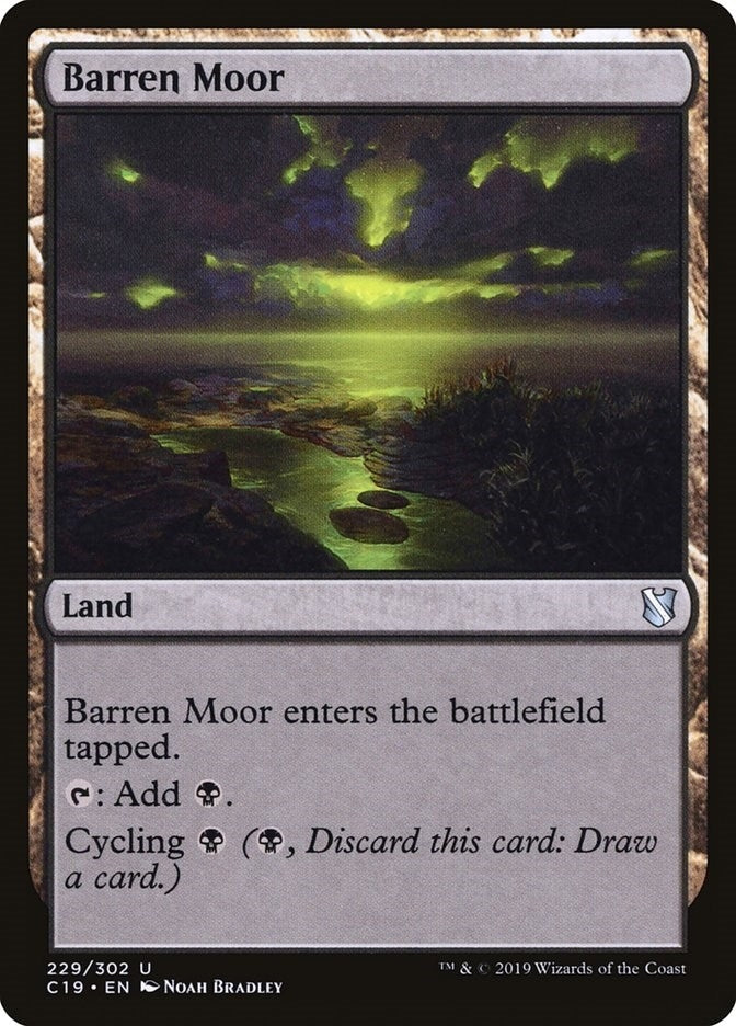 Image for Barren Moor (229) (Commander 2019) - Magic: The Gathering